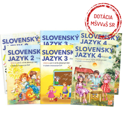 Slovenčina Nezábudka 2,3,4
