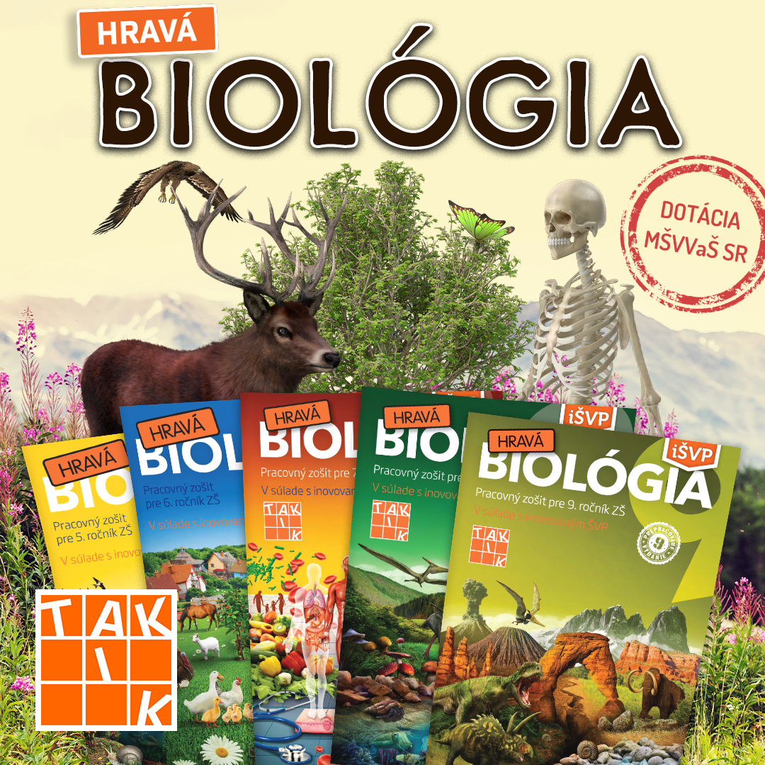 V zozname dotovaných publikácií aj Hravá biológia 5-9!