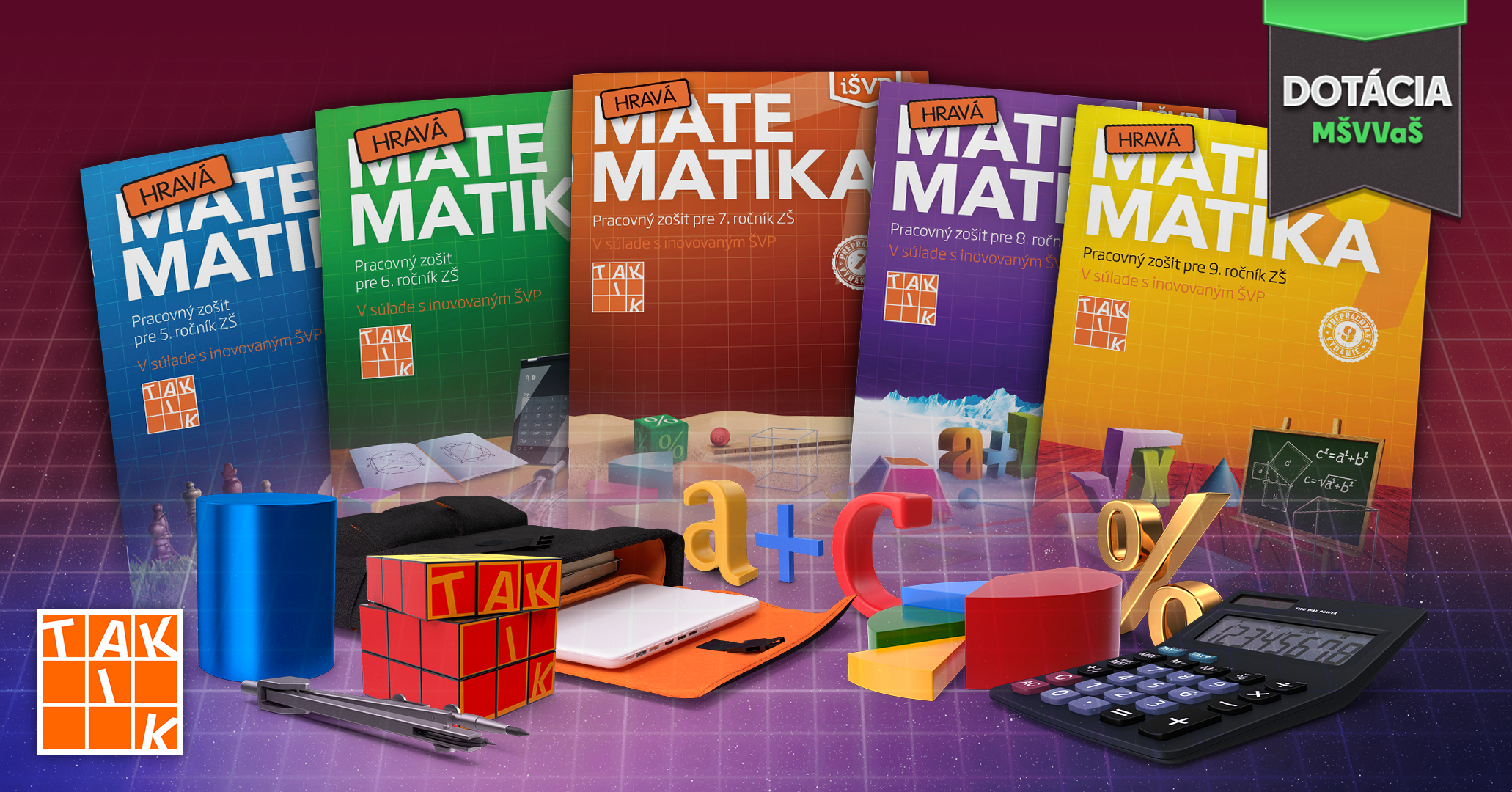 Hravá matematika 5-9 s dotáciou Ministerstva školstva!