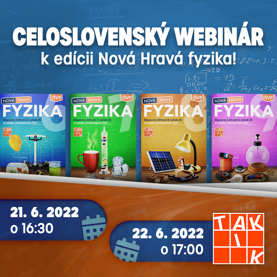 Celoslovenský webinár k edícii Nová Hravá Fyzika!