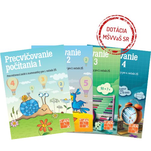 Precvičovanie počítania pre 1. stupeň