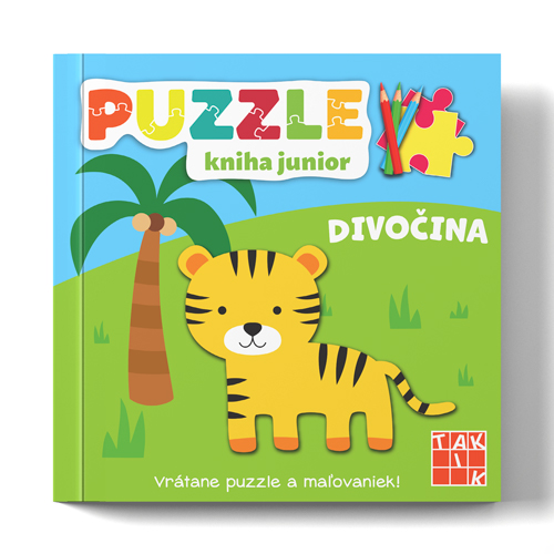 Puzzle kniha junior - Divočina Puzzle kniha junior - Divočina