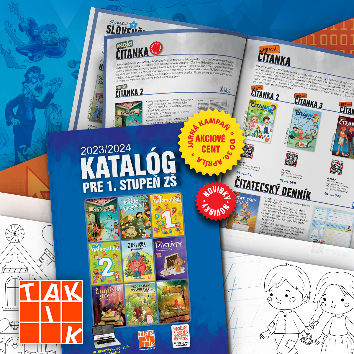 Katalóg pre 1. stupeň ZŠ opäť so zaujímavými novinkami!