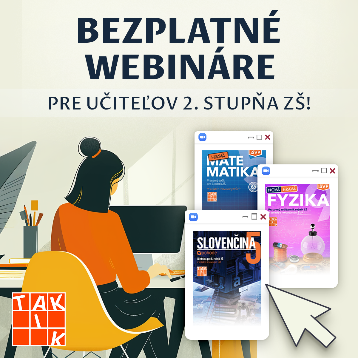 BEZPLATNÉ MÁJOVÉ WEBINÁRE PRE UČITEĽOV 2. STUPŇA ZŠ!