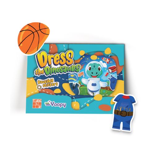 Obleč si dinosaurov! - sada s nálepkami Obleč si dinosaurov! - sada s nálepkami