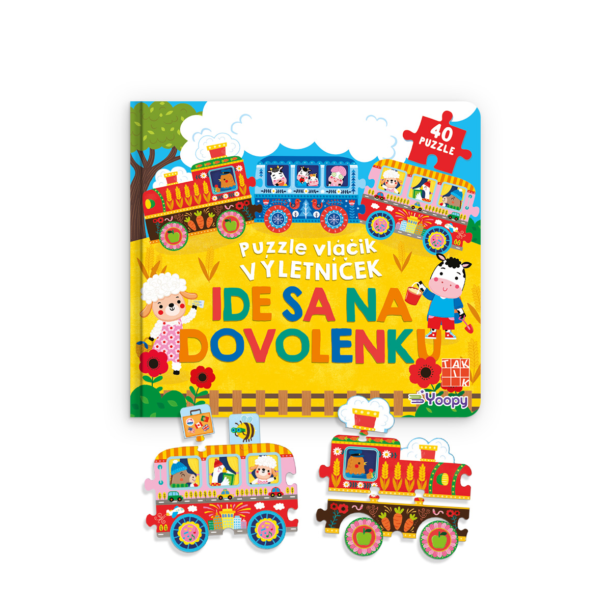 Puzzle vláčik Výletníček: Ide sa na dovolenku Puzzle vláčik Výletníček: Ide sa na dovolenku