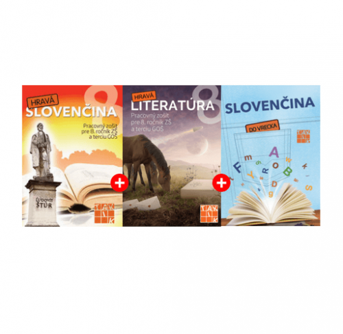 Hravá slovenčina a literatúra 8 + Slovenčina do vrecka Hravá slovenčina a literatúra 8 + Slovenčina do vrecka