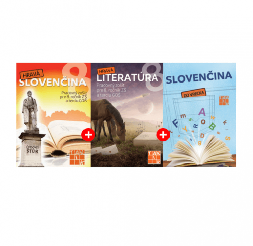 Hravá slovenčina a literatúra 8 + Slovenčina do vrecka