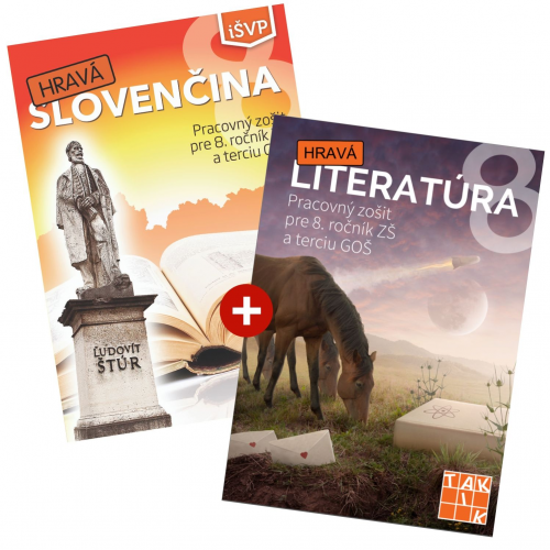Balík Hravá slovenčina 8 + Hravá literatúra 8