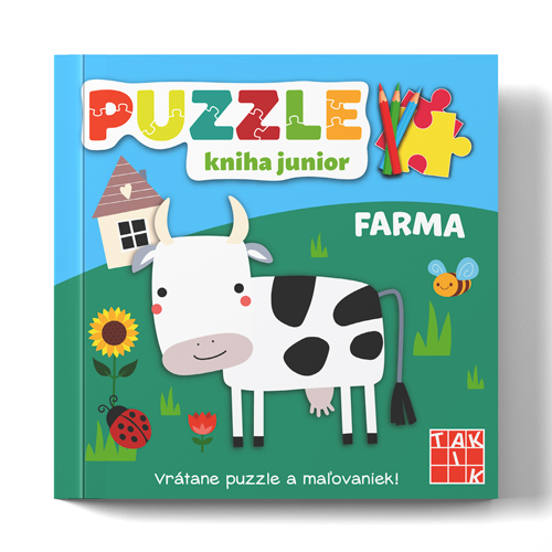 Puzzle kniha junior - Farma 