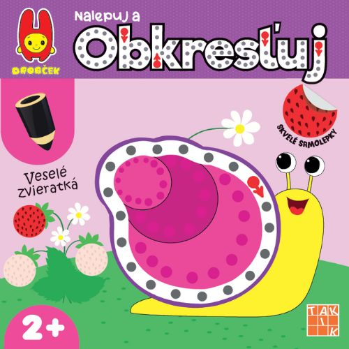 Nalepuj a obkresľuj - Veselé zvieratká