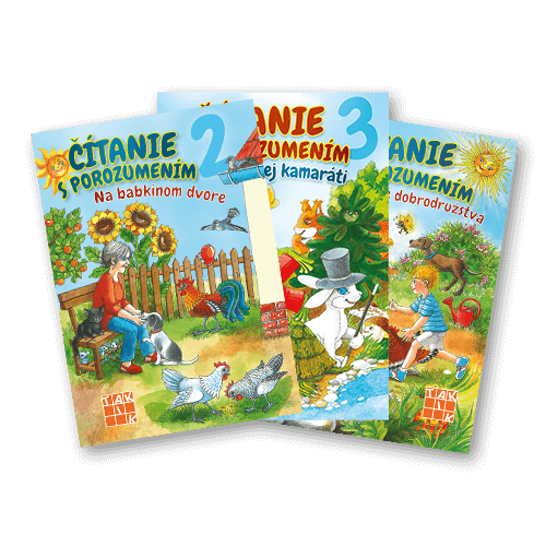 Balíček - interaktívne zošity Čítanie s porozumením 2. - 4. ročník (licencia na 1 rok)