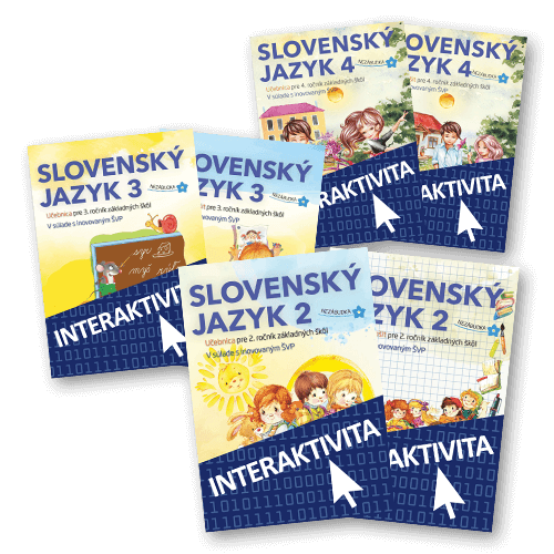 Balíček - Interaktívny Slovenský jazyk - Nezábudka 2, 3, 4 (licencia na 1 rok)
