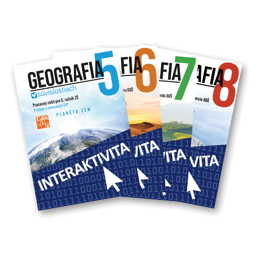 Balíček - Interaktívna Geografia v súvislostiach pre 5. - 8. ročník (licencia na 1 rok)