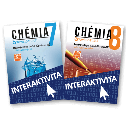 Interaktívna Chémia v súvislostiach pre 7. - 8. ročník (licencia na 1 rok)