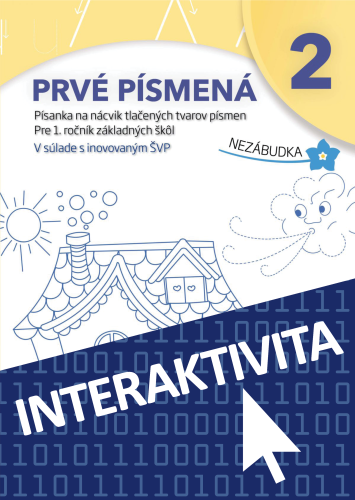 Interaktívny slovenský jazyk - Nezábudka 1 - Prvé písmená 2 (1 rok)